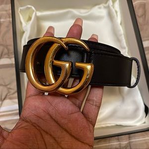 Gucci Double G Belt Authentic